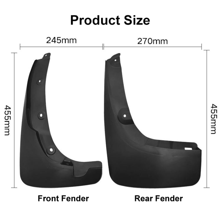 For Toyota RAV4 Wheel Eyebrow 2000-2005 4pcs/Set Car Auto Soft Plastic Splash Flaps Fender Guard ÎҵÄÉ̵ê