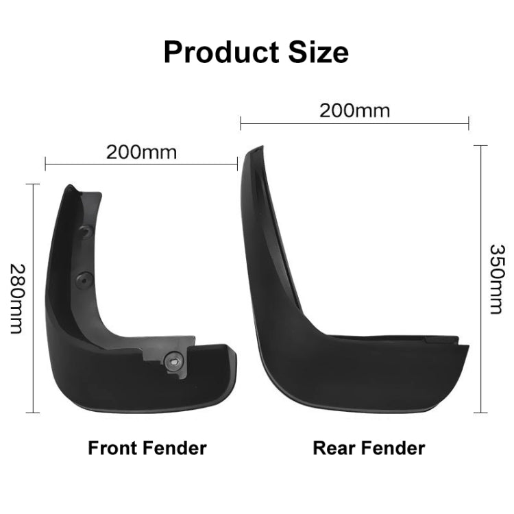 For Honda Fit Jazz 2011-2013 4pcs/Set Car Auto Soft Plastic Splash Flaps Fender Guard ÎҵÄÉ̵ê