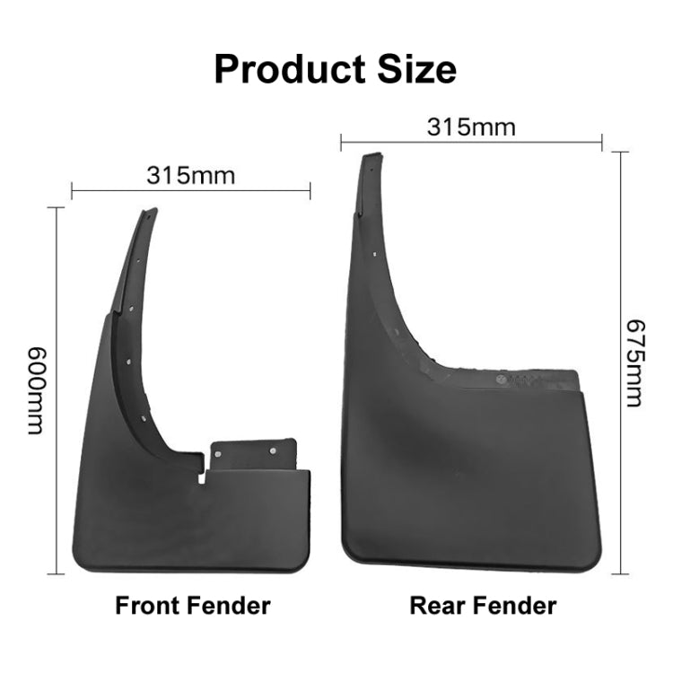 For Ranger 2011-20190 4pcs/Set Car Auto Soft Plastic Splash Flaps Fender Guard ÎҵÄÉ̵ê