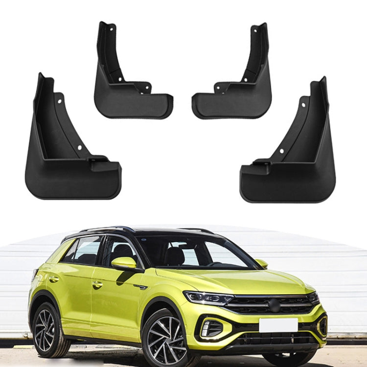 For Volkswagen T-ROC 2023 4pcs/Set Car Auto Soft Plastic Splash Flaps Fender Guard ÎҵÄÉ̵ê