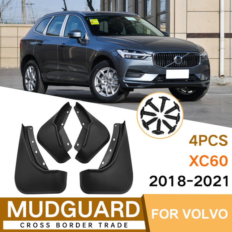 For Volvo XC60 2018-2023 4pcs/Set Car Auto Soft Plastic Splash Flaps Fender Guard ÎҵÄÉ̵ê