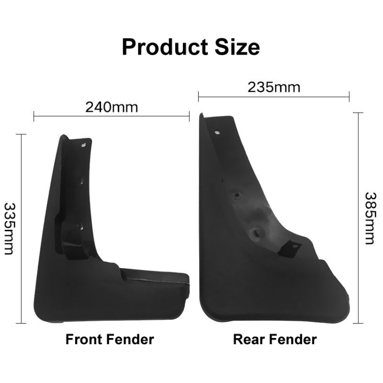 For Nissan X-Trail T31 2008-2013 4pcs/Set Car Auto Soft Plastic Splash Flaps Fender Guard ÎҵÄÉ̵ê