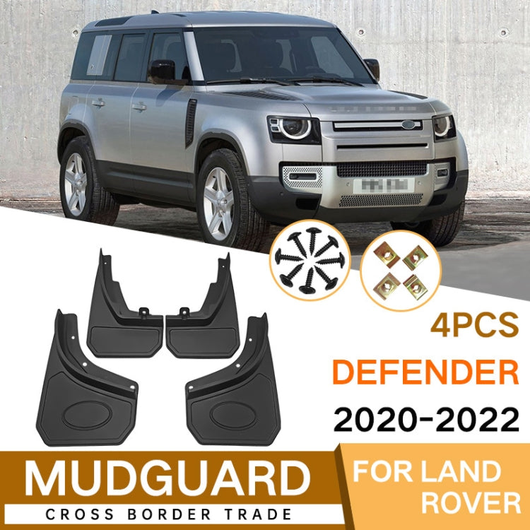 For LandRover Defender 2020-2022 4pcs/Set Car Auto Soft Plastic Splash Flaps Fender Guard ÎҵÄÉ̵ê