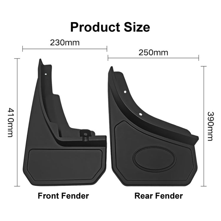 For LandRover Defender 2020-2022 4pcs/Set Car Auto Soft Plastic Splash Flaps Fender Guard ÎҵÄÉ̵ê