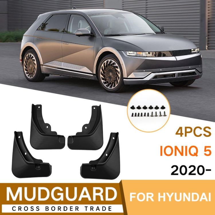 For Hyundai Ioniq 5 2020-2022 4pcs/Set Car Auto Soft Plastic Splash Flaps Fender Guard ÎҵÄÉ̵ê