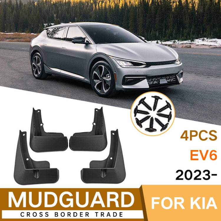 For KIA EV6 2023 4pcs/Set Car Auto Soft Plastic Splash Flaps Fender Guard ÎҵÄÉ̵ê