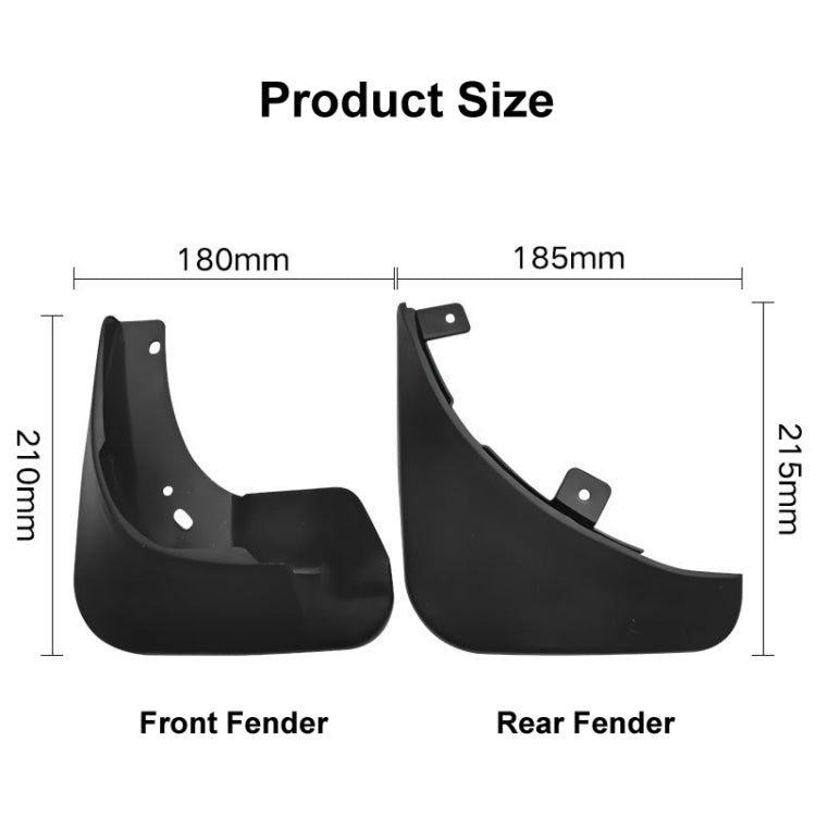 For Skoda Fabia MK2 5J 2007-2011 4pcs/Set Car Auto Soft Plastic Splash Flaps Fender Guard ÎҵÄÉ̵ê