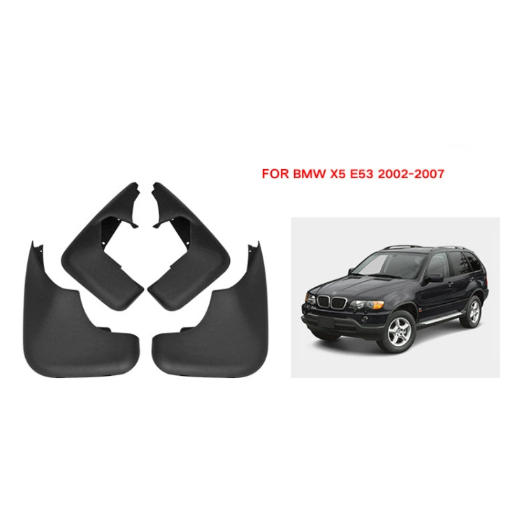 For BMW X5 E53 2002-2007 4pcs/Set Car Auto Soft Plastic Splash Flaps Fender Guard ÎҵÄÉ̵ê