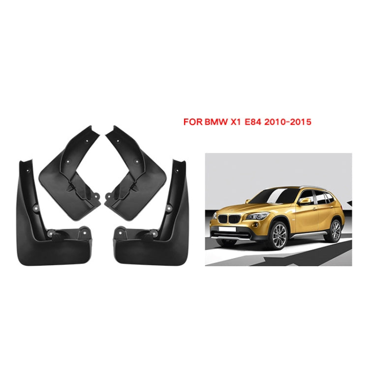 For BMW X1 E84 2010-2015 4pcs/Set Car Auto Soft Plastic Splash Flaps Fender Guard ÎҵÄÉ̵ê