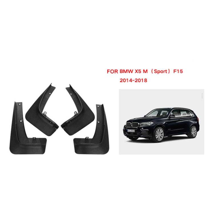 For BMW X5 M Sports F15 2014-2018 4pcs/Set Car Auto Soft Plastic Splash Flaps Fender Guard ÎҵÄÉ̵ê