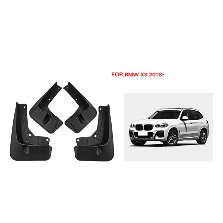 For BMW X3 2018-2023 4pcs/Set Car Auto Soft Plastic Splash Flaps Fender Guard ÎҵÄÉ̵ê