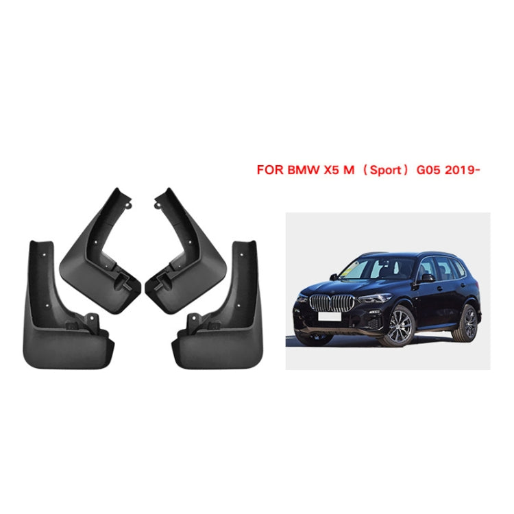 For BMW X5 M G05 Sports 2019-2023 4pcs/Set Car Auto Soft Plastic Splash Flaps Fender Guard ÎҵÄÉ̵ê