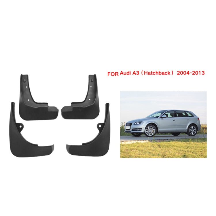 For Audi A3 2004-2013 4pcs/Set Car Auto Soft Plastic Splash Flaps Fender Guard ÎҵÄÉ̵ê