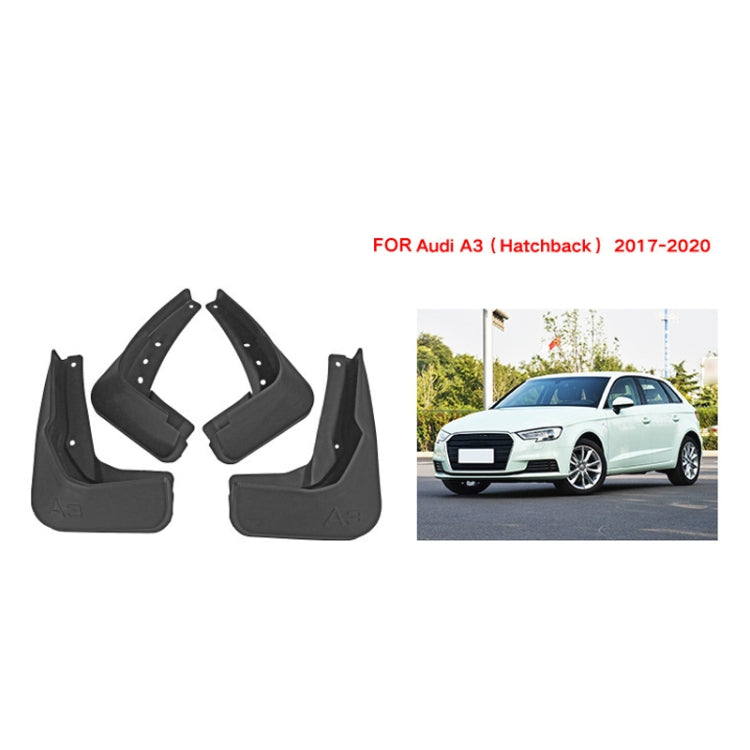 For Audi A3 Hatchback 2017-2020 4pcs/Set Car Auto Soft Plastic Splash Flaps Fender Guard ÎҵÄÉ̵ê