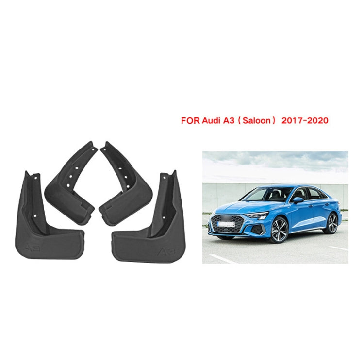 For Audi A3 Sedan 2017-2020 4pcs/Set Car Auto Soft Plastic Splash Flaps Fender Guard ÎҵÄÉ̵ê