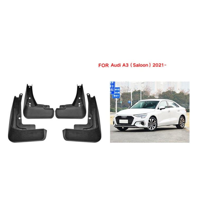 For Audi A3 Sedan 2021 4pcs/Set Car Auto Soft Plastic Splash Flaps Fender Guard ÎҵÄÉ̵ê