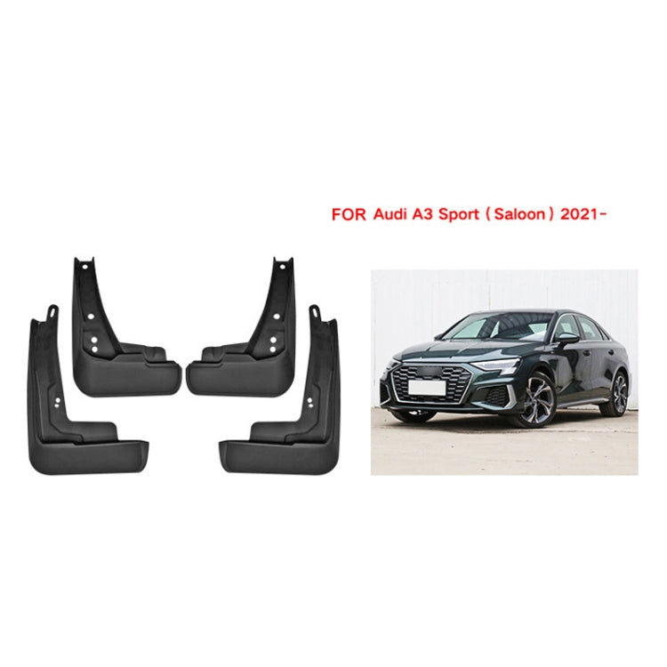 For Audi A3 Sedan Sport 2021 4pcs/Set Car Auto Soft Plastic Splash Flaps Fender Guard ÎҵÄÉ̵ê