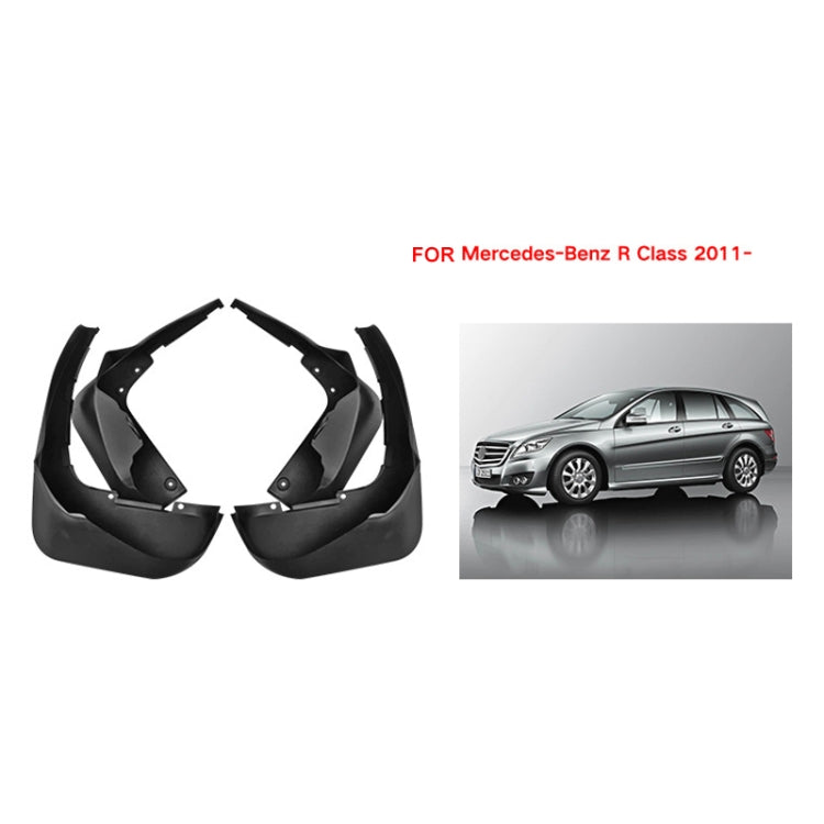 For Mercedes-Benz R-class 2011-2022 4pcs/Set Car Auto Soft Plastic Splash Flaps Fender Guard ÎҵÄÉ̵ê