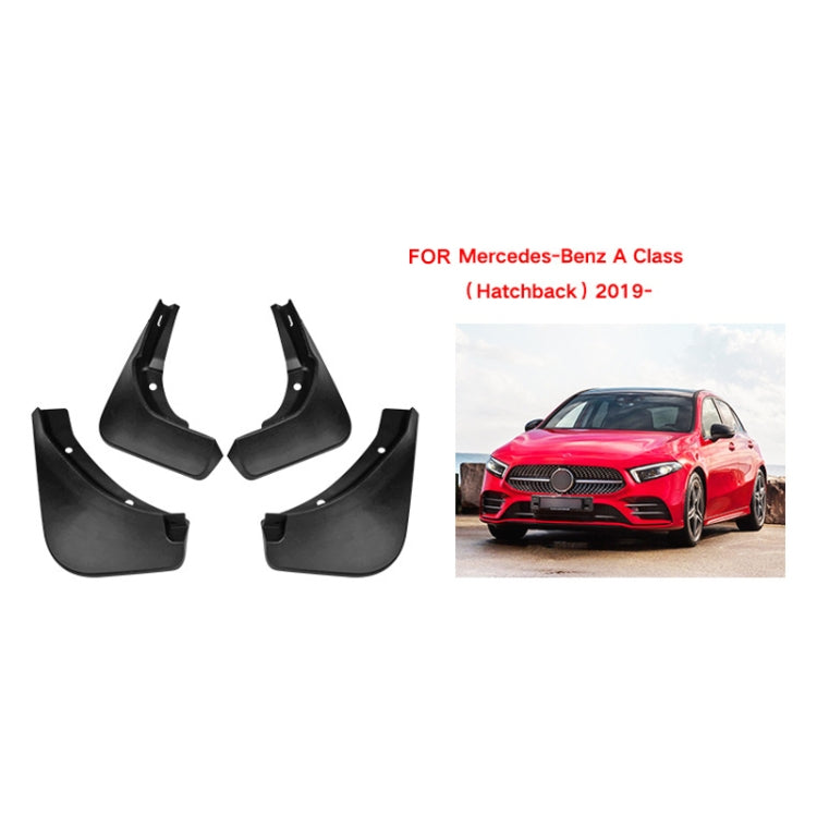 For Mercedes-Benz A-class Hatchback 2019-2022 4pcs/Set Car Auto Soft Plastic Splash Flaps Fender Guard ÎҵÄÉ̵ê