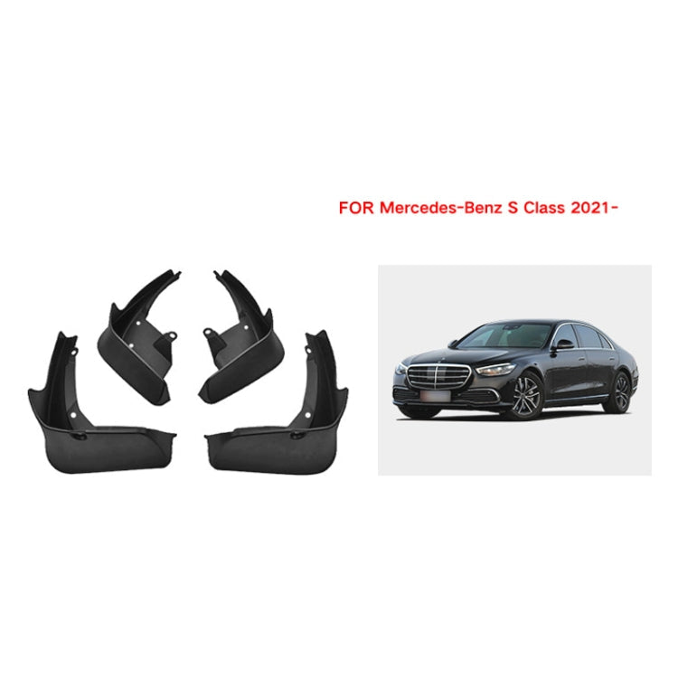 For Mercedes-Benz S-class 2022 4pcs/Set Car Auto Soft Plastic Splash Flaps Fender Guard ÎҵÄÉ̵ê