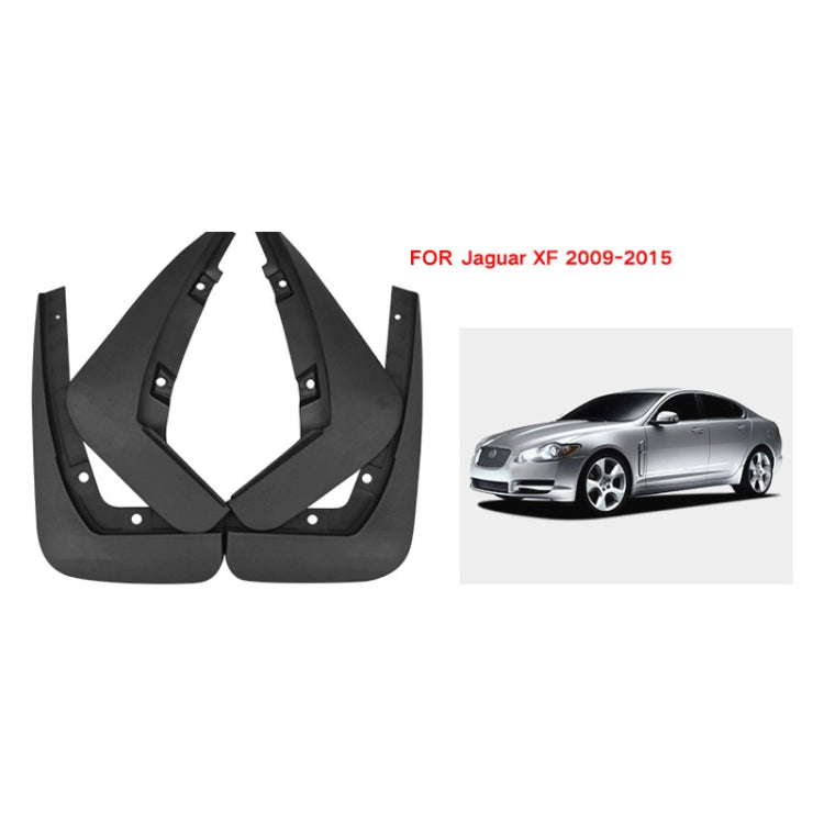 For Jaguar XF 2009-2015 4pcs/Set Car Auto Soft Plastic Splash Flaps Fender Guard ÎҵÄÉ̵ê