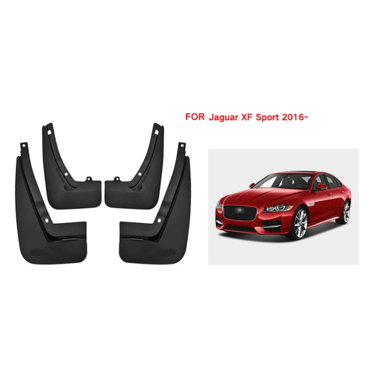 For Jaguar XF Sport 2016 4pcs/Set Car Auto Soft Plastic Splash Flaps Fender Guard ÎҵÄÉ̵ê