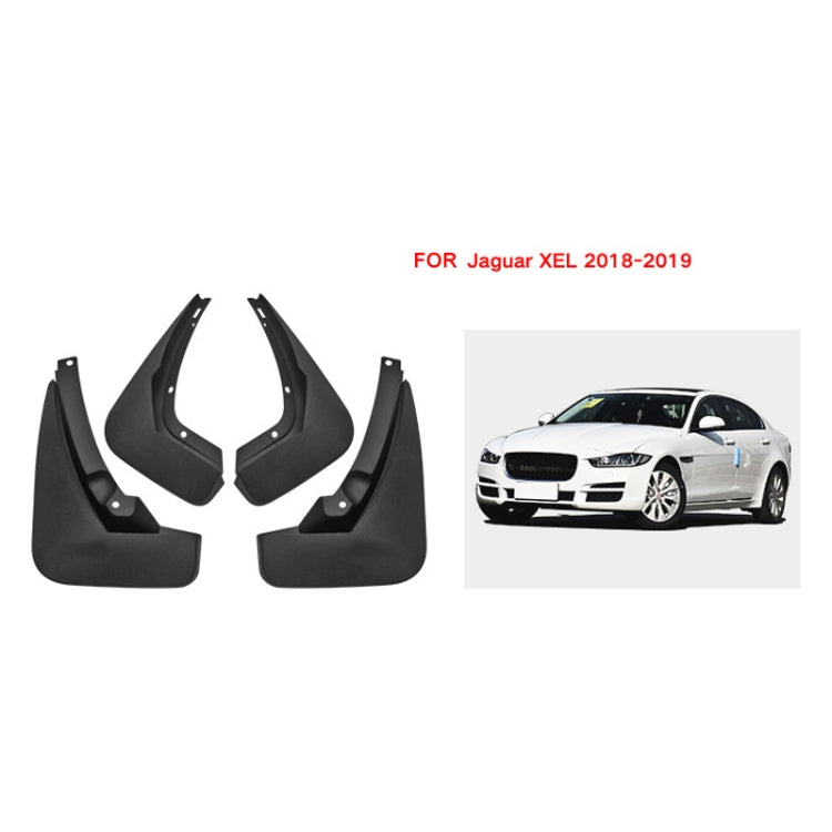 For Jaguar XEL 2019-2019 4pcs/Set Car Auto Soft Plastic Splash Flaps Fender Guard ÎҵÄÉ̵ê