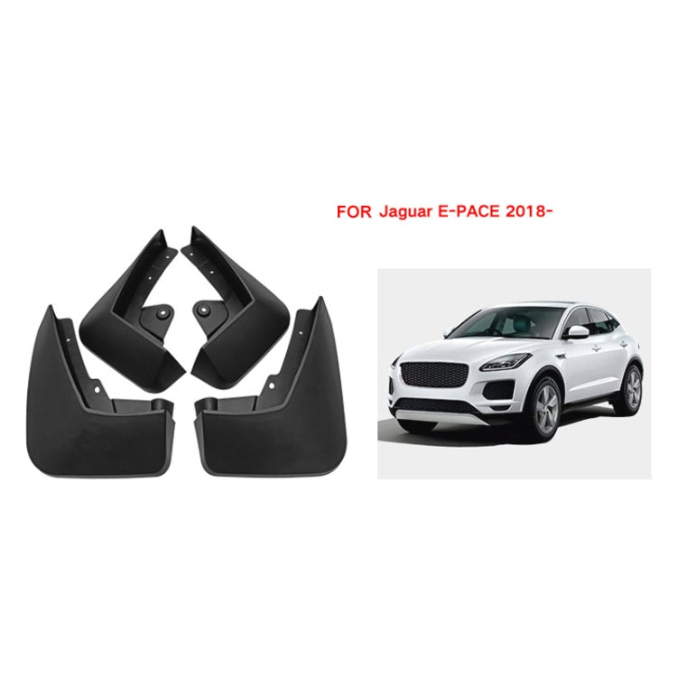 For Jaguar E-pace 2018-2023 4pcs/Set Car Auto Soft Plastic Splash Flaps Fender Guard ÎҵÄÉ̵ê