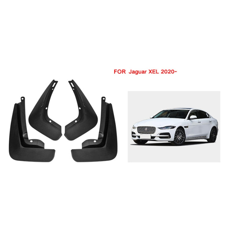 For Jaguar XEL 2020 4pcs/Set Car Auto Soft Plastic Splash Flaps Fender Guard ÎҵÄÉ̵ê