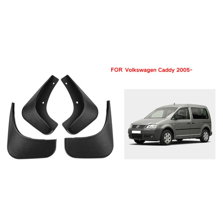 For Volkswagen Caddy 2005 4pcs/Set Car Auto Soft Plastic Splash Flaps Fender Guard ÎҵÄÉ̵ê