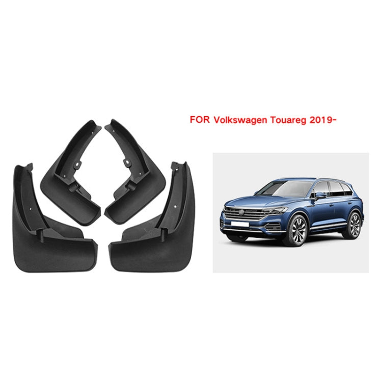 For Volkswagen Touareg 2019 4pcs/Set Car Auto Soft Plastic Splash Flaps Fender Guard ÎҵÄÉ̵ê