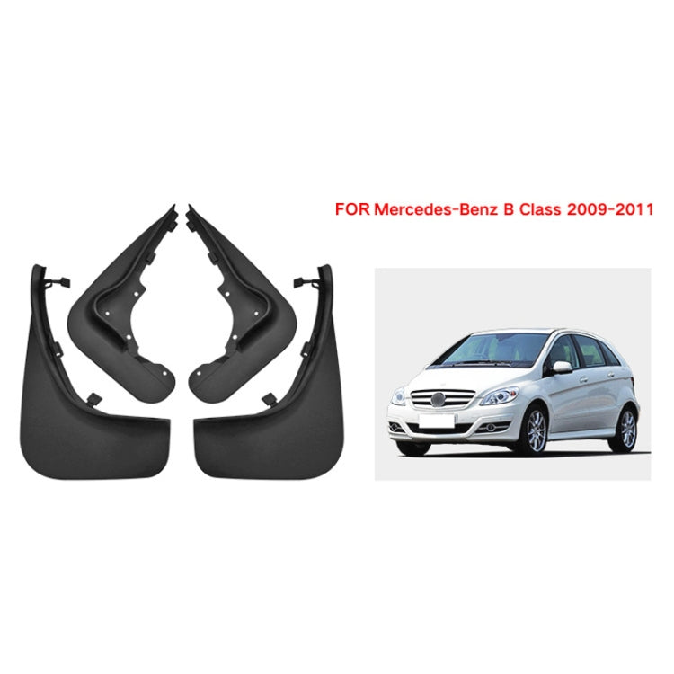 For Mercedes-Benz B200 2008-2011 4pcs/Set Car Auto Soft Plastic Splash Flaps Fender Guard ÎҵÄÉ̵ê