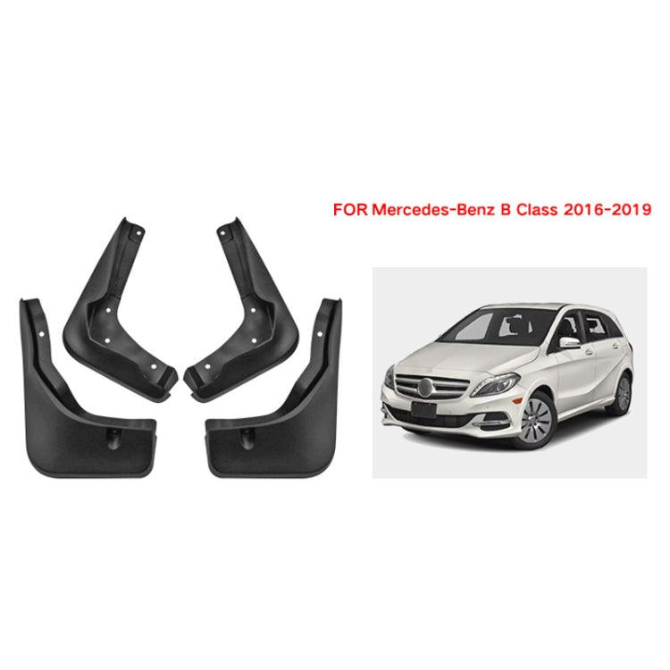 For Mercedes-Benz B-class 2016-2019 4pcs/Set Car Auto Soft Plastic Splash Flaps Fender Guard ÎҵÄÉ̵ê