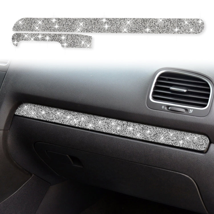 Car Central Control Diamond Decoration Cover Sticker for Volkswagen Golf 6 2008-2012, Left-hand Drive ÎҵÄÉ̵ê