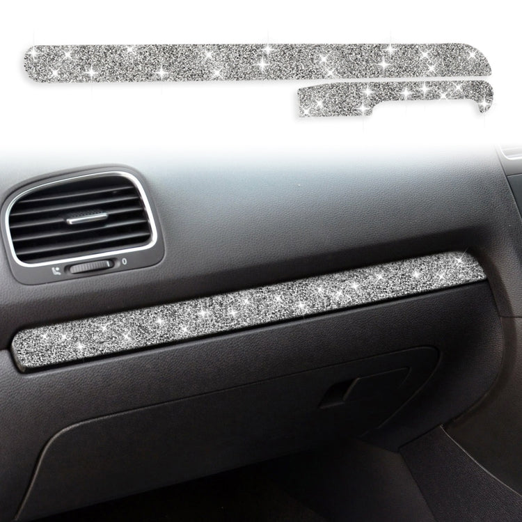 Car Central Control Diamond Decoration Cover Sticker for Volkswagen Golf 6 2008-2012, Right-hand Drive ÎҵÄÉ̵ê