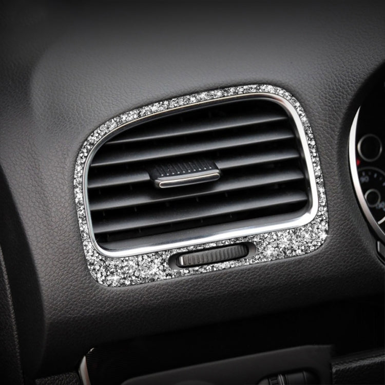 Car Left and Right Air Outlet Diamond Decoration Cover Sticker for Volkswagen Golf 6 2008-2012, Left and Right Drive ÎҵÄÉ̵ê