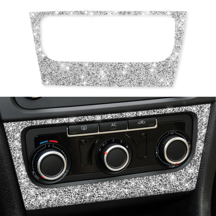 Car AC Panel Diamond Decoration Cover Sticker for Volkswagen Golf 6 2008-2012, Left and Right Drive ÎҵÄÉ̵ê