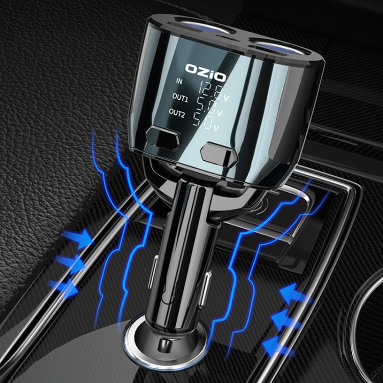 Ozio CL48TC 66W PD 20W + USB Dual Port Multi-function Car Charger with Dual Cigarette Lighters ÎҵÄÉ̵ê