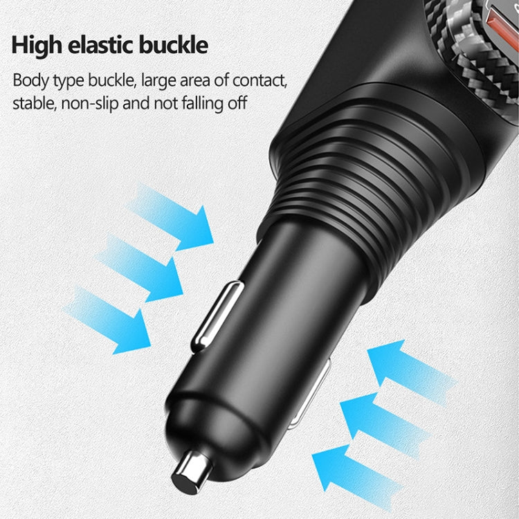 DY68TC 278W PD3.0 100W + Dual USB 66W+22.5W Carbon Fiber Pattern Car Charger ÎҵÄÉ̵ê