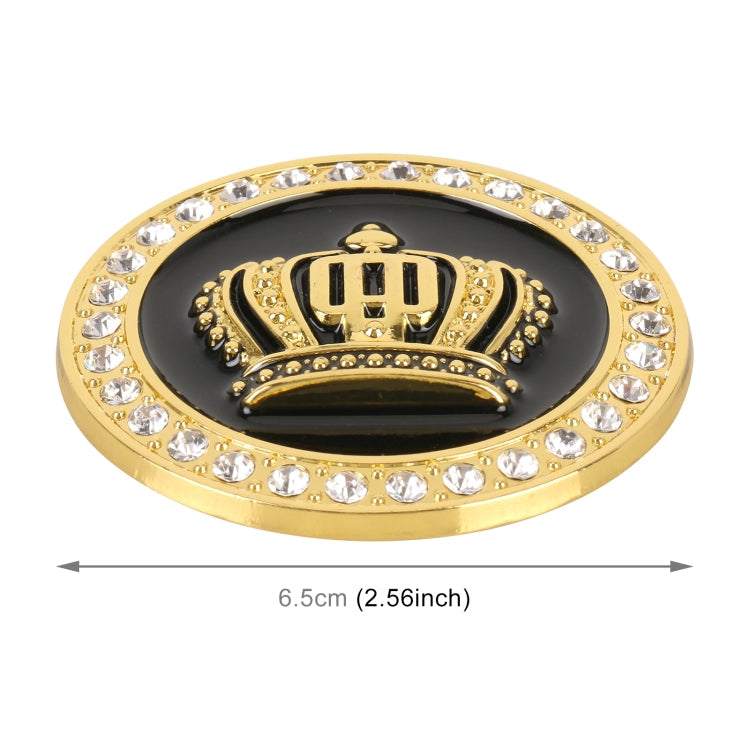 Car Diamond Crown Aluminum Alloy Personalized Decorative Stickers, Large Size:6.5x0.85cm ÎҵÄÉ̵ê