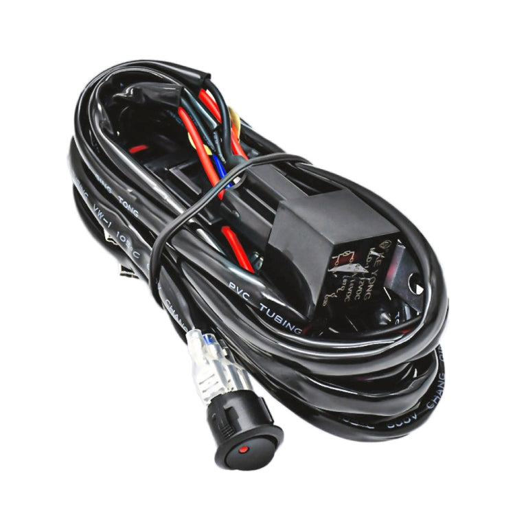 D0034 Off-road Vehicle 300W 2 in 1 Round Waterproof Switch Light Wiring Harness ÎҵÄÉ̵ê