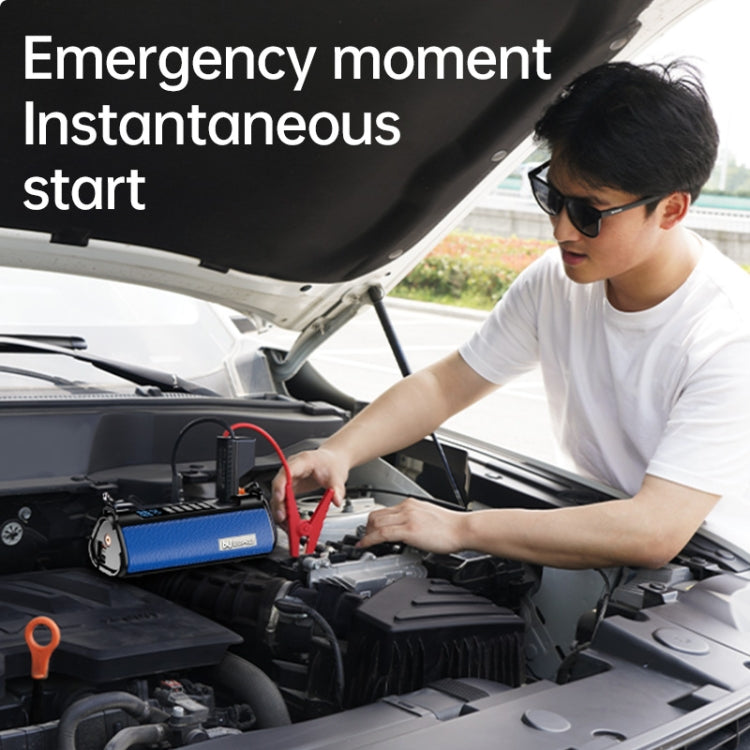 TS03C 6000mAh + EVA Bag Car Emergency Start Power Supply Air Pump Integrated Machine, Low Version