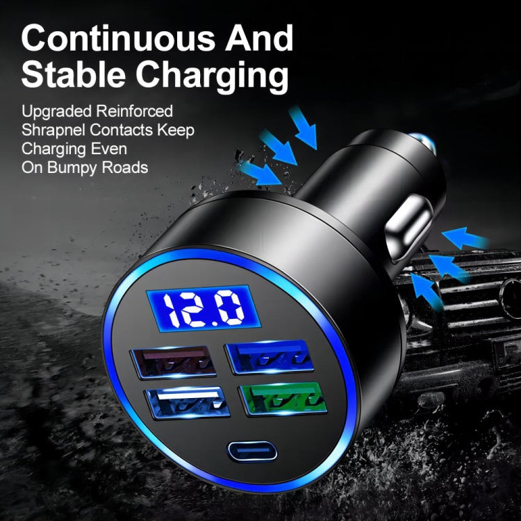 3.1A 5 in 1 Digital Display Car Charger with Voltmeter ÎҵÄÉ̵ê