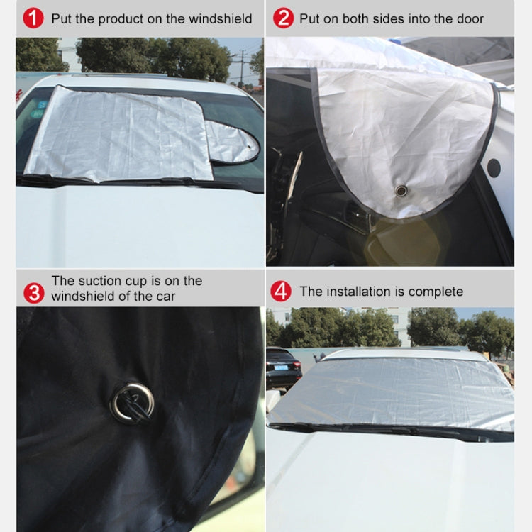 Car Sunshine Frost Snow Protect Front Windshield Cover, Size: 200x70cm