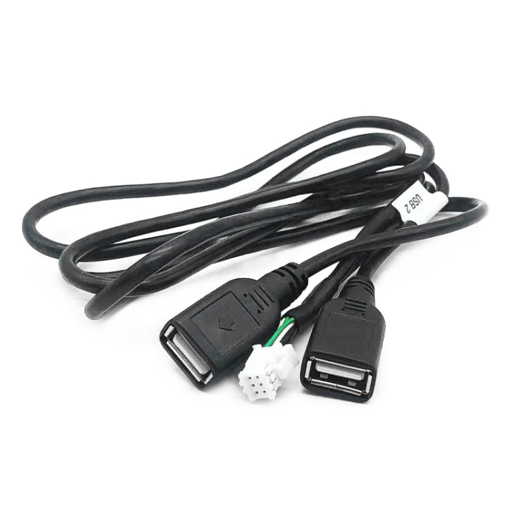 Palminfo Android Navigation 6 Pin Dual USB Connection Wiring Harness