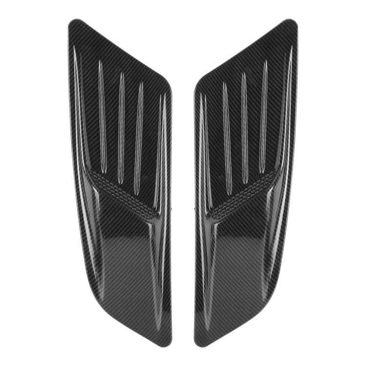 HD-713 1 Pair Car Hood Decorative Stickers Fender Air Vents Sticker(Carbon Fiber) ÎҵÄÉ̵ê