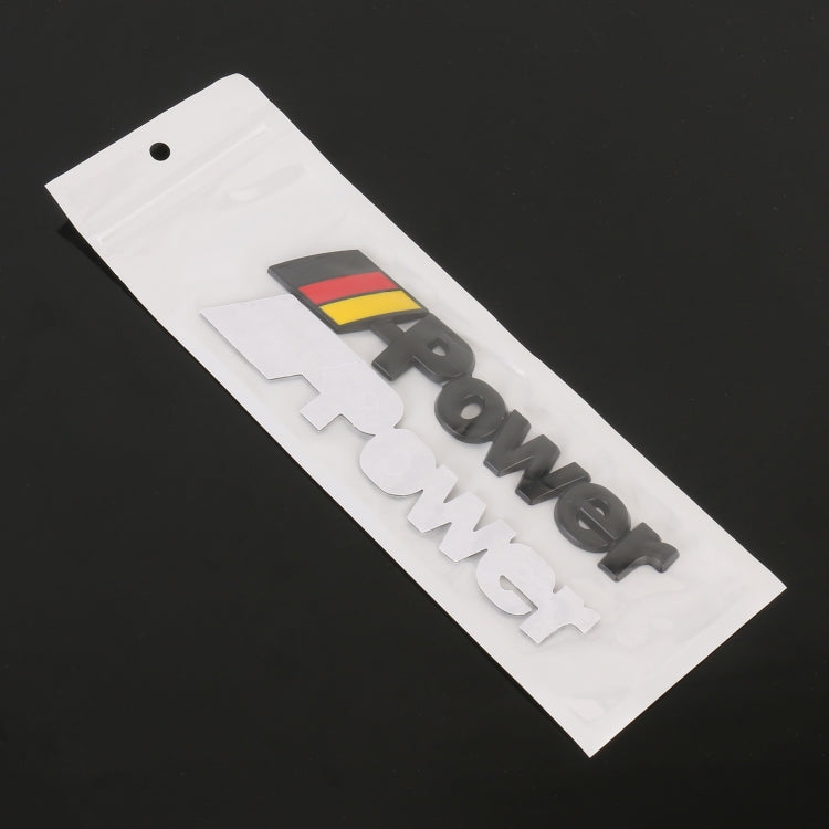 Car Germany Flag Style Power Metal Personalized Decorative Stickers, Size: 14x3x0.3cm ÎҵÄÉ̵ê