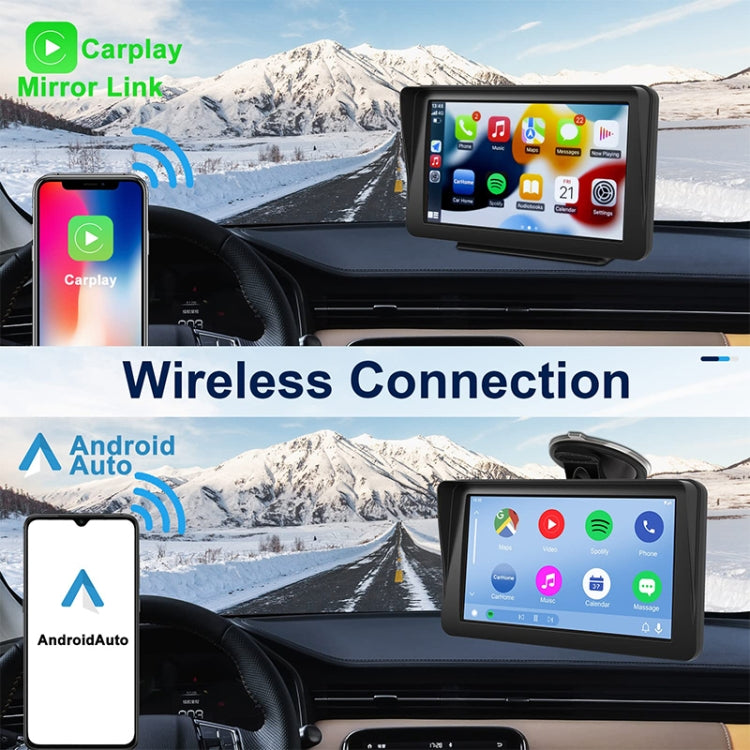 P701S 7 inch Portable Touch Display Wireless Car Navigator Smart CarPlay Bluetooth Reversing Image ÎҵÄÉ̵ê