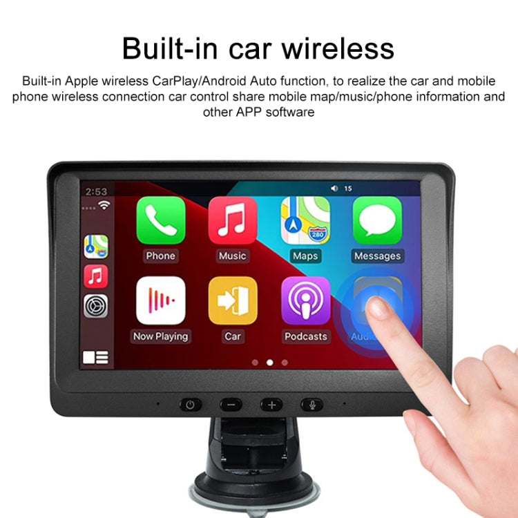 P704 7 inch Wireless CarPlay Car Navigator Smart Dual Camera Driving Recorder ÎҵÄÉ̵ê