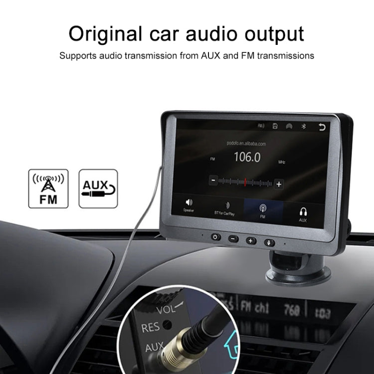 P704 7 inch Wireless CarPlay Car Navigator Smart Dual Camera Driving Recorder ÎҵÄÉ̵ê